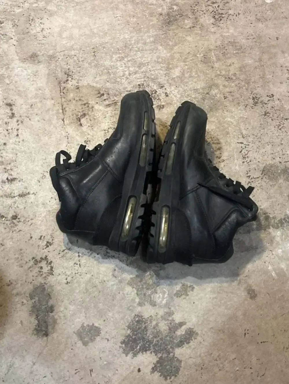 Nike Air Max Goadome ACG Black Leather Waterproof Boots 311567-001